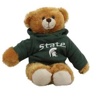 Michigan State Spartans 8 Plush Hoodie Bear  Sports 