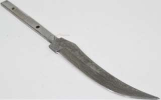   Upswept Clip Point Blank Custom Knife Making Skinning Hunting Blade