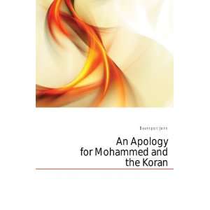    An Apology for Mohammed and the Koran Davenport John Books