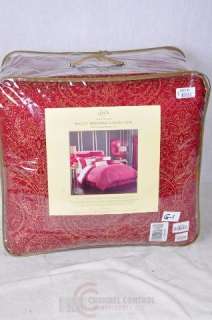 Lenox Waltz King Comforter Set, Red $420  