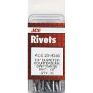  RIVET CNTR AL1 / 8X1 / 8PK25