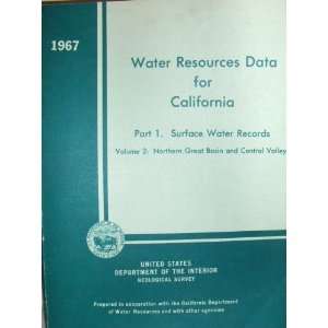  Water Resources Data for California   Part 1. Surface Water 