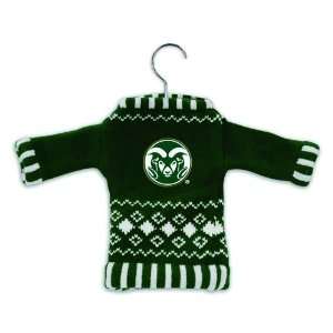Pack of 4 NCAA Colorado State Rams Sweater Christmas Ornaments on 