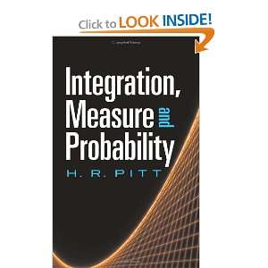 com Integration, Measure and Probability (Dover Books on Mathematics 