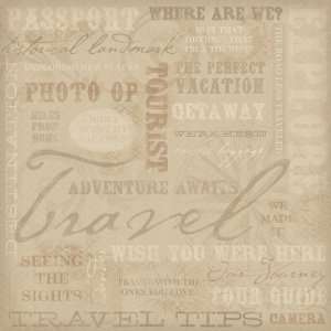  Travel Explorer Collage 12 x 12 Paper