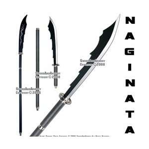   63 Broad Head Japanese Samurai Naginata Yari Sword
