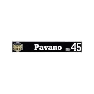  Carl Pavano #45 Final Game Yankees Game Used Locker Room 