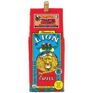 Hawaiis LION Whole Bean Toasted Coconut Grocery & Gourmet Food