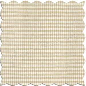  Sand Gingham Fabric Arts, Crafts & Sewing