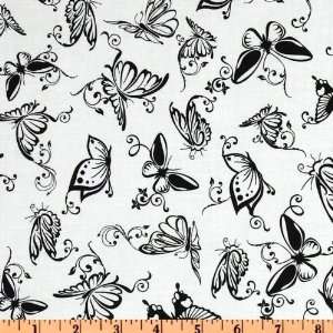  44 Wide Exclusively Quilters Night and Day Butterfly 