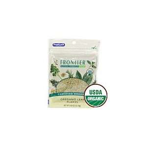 Oregano Leaf Flakes Organic Pouch   0.43 oz,(Frontier)
