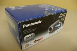 New Panasonic HDC TM41H Full HD Camcorder 16GB Flash Memory Gray 6.8x 