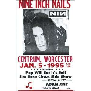  Nine Inch Nails NIN 14 X 22 Vintage Style Concert Poster 
