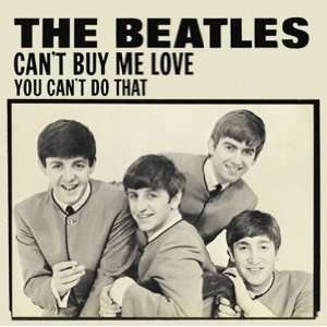  THE BEATLES CANT BUY ME LOVE BUTTON