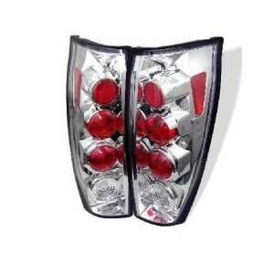  02 05 Chevy Avalanche Euro Tail Lights   Chrome 