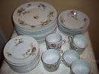 Set of CROWN IMPERIAL CHINA, CZECHOSLOVAKIA, IVORY ROSE PATTERN, EX 