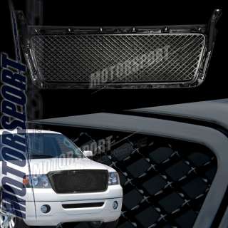 04 08 FORD F 150 DIAMOND STYLE BLACK FRONT MESH GRILLE  
