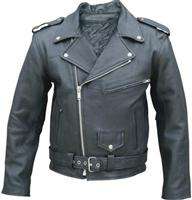 BRANDO CRUISER HARLEY Motorcycle Leather Jacket XS 4XL  