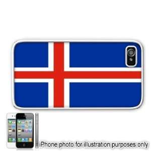  Iceland Icelandic Flag Apple Iphone 4 4s Case Cover White 