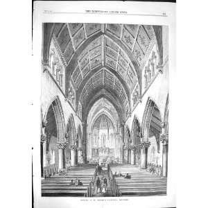   1869 Interior Andrews Cathedral Inverness Architecture