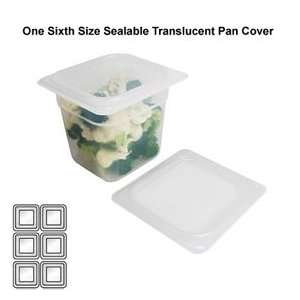  Sixth Size Plastic Cover   Seal able   For Translucent 