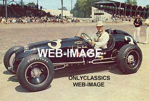 1953 SAM HANKS BARDAHL OFFY SPECIAL INDY 500 RACE PHOTO  