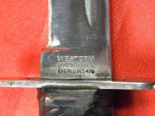 US WW2 Western Fighting Knife dagger sword scabbard  