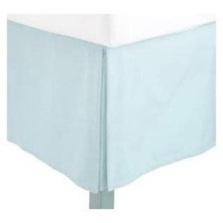  Queen Size Solid Bed Skirt With 14 Drop. Tiffany Blue 