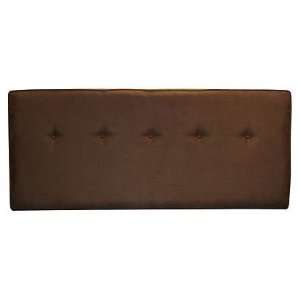  Upholstered Cal King Headboard (Chocolate) (51H x 74W x 
