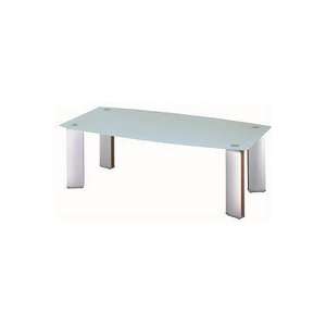  Coffee Table   Shane Collection Aluminum & Oak Finish 