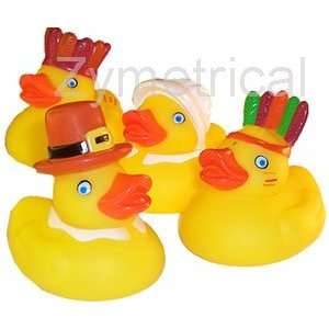  2 Thanksgiving Rubber Duck Arts, Crafts & Sewing
