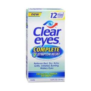  Clear Eyes Complete 7 Symptom Relief Eye Drops by Medtech 