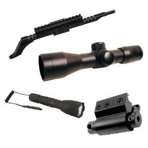  AK47 Top Rail Tactical Scope/Laser/Flashlight Combo 