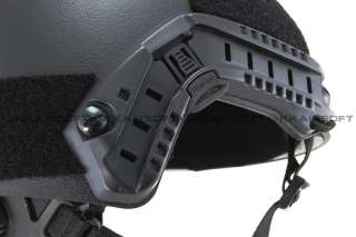 Fast Style Base Jump Helmet Navy Seal Carbon Shell Helmet Black 01859 