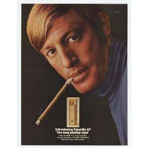  1968 Tiparillo LP Long Playing Cigar Man Print Ad (12617 