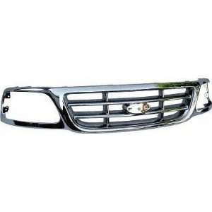 99 04 FORD F250 LIGHT DUTY PICKUP f 250 GRILLE TRUCK, ALL Chrome, w/o 