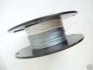 Galvanized Wire Rope, 3/32, 7x7, 250 ft reel  
