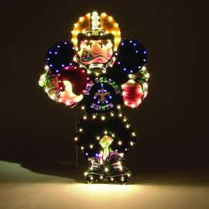 NFL New Orleans Saints 2 in 1 Lighted Football Player Window or Yard 