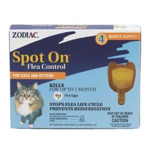  Spot On Flea Control for Cats & Kittens, 4 Month Supply 