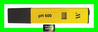  pH tester, range 0.0 to 14.0 pH, with one point manual calibration 