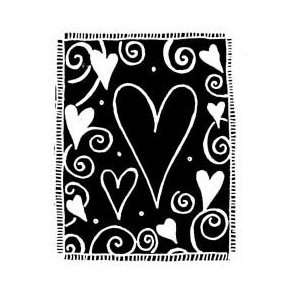  Heart Rug   Rubber Stamps