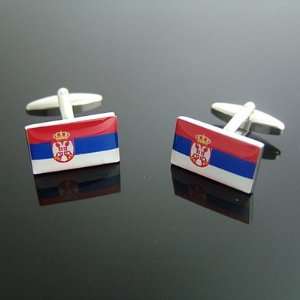 Serbia National Flag Cufflinks 