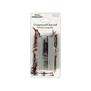  LIGHT GREY COMPRESSED CHARCOAL 2 CARDED Arts, Crafts 