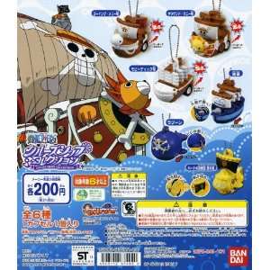 One Piece Wind Up ship gashapon set of 6 Toys & Games