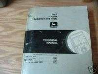 John Deere 744E Loader Op & Test Technical Manual  