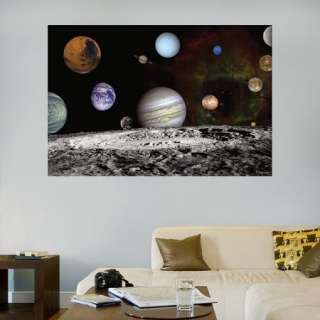 Fathead Solar System Wall Poster HUGE 6x4 NEW NASA Outer Space 