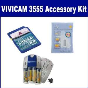  Vivitar ViviCam 3555 Digital Camera Accessory Kit includes 