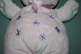 Carters Just One Year Pink Bunny Musical Lovey Plush  