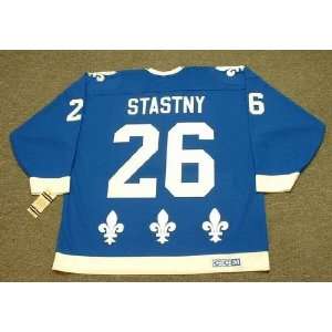   STASTNY Quebec Nordiques 1988 CCM Vintage Throwback Away Hockey Jersey