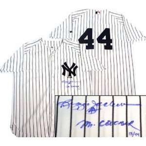 Reggie Jackson New York Yankees Autographed Home Jersey with Mr 
